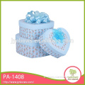 blue satin ribbon bows, gift ribbon bow,print satin ribbon flower